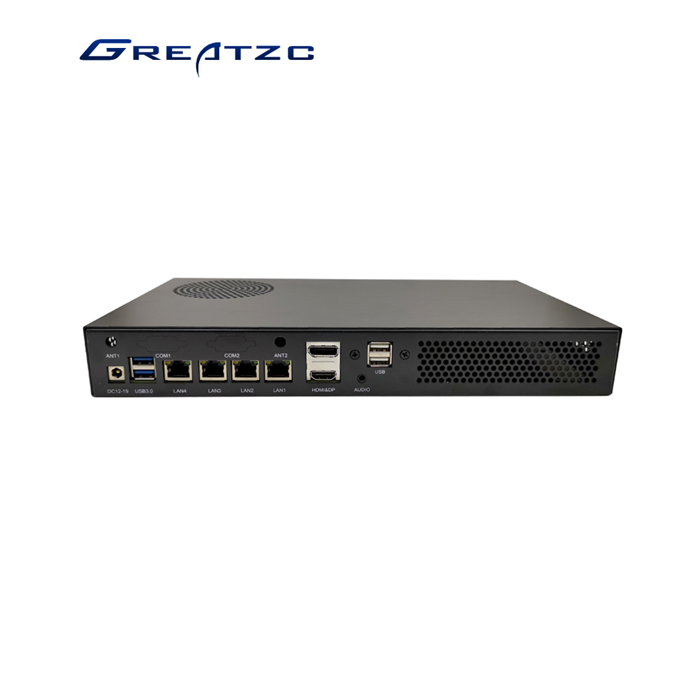 H310四网口软路由网安工控91免费观看视频主机ZC-H78-H3104L