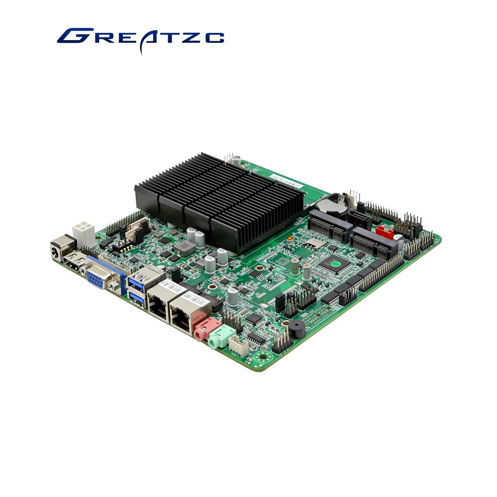 ZC-ITX40D-J4125四核无风扇miniITX工控91免费版黄色下载支持双网6串EDPLVDS